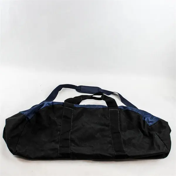 REI Large Nylon Duffle Bag 26x12x11 Black & Blue