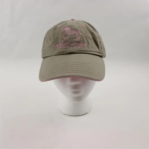 Polar Women's Out of Africa Wildlife Park AZ Beige and Pink Baseball Cap OS