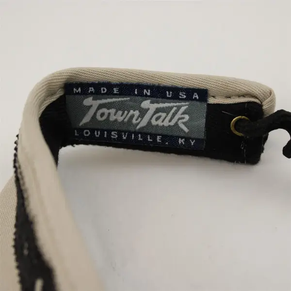 Town Talk Meriwether National Embroidered Beige Golf Visor One Size