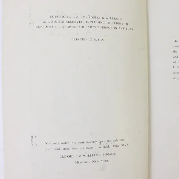 Vintage Santa Claus in Santa Land by Dr Harold W Trott 1943 Hardcover 