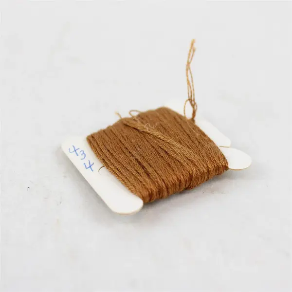 Lot of 14 Sm. Cards of Floss Yarn, Asst'd Colors 