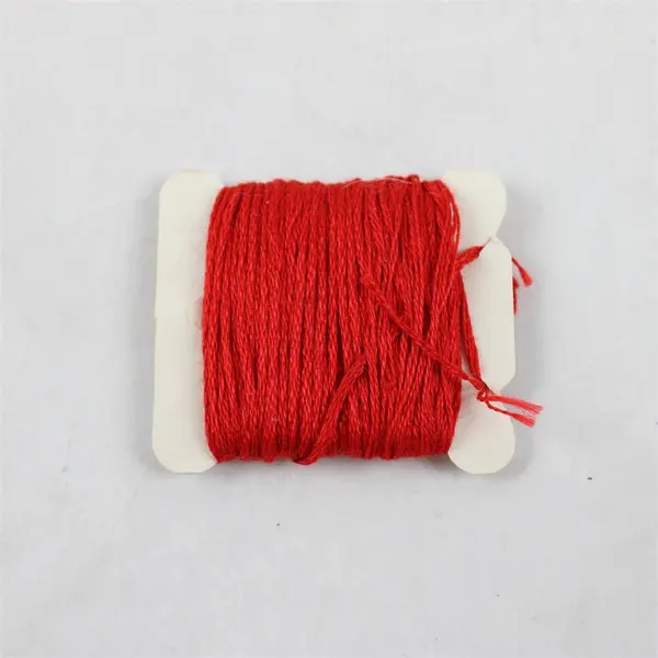 Lot of 14 Sm. Cards of Floss Yarn, Asst'd Colors 