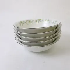 Lot Of 5 Johann Haviland Forever Spring Pattern Fruit/Dessert (Sauce) Bowl 5.25"