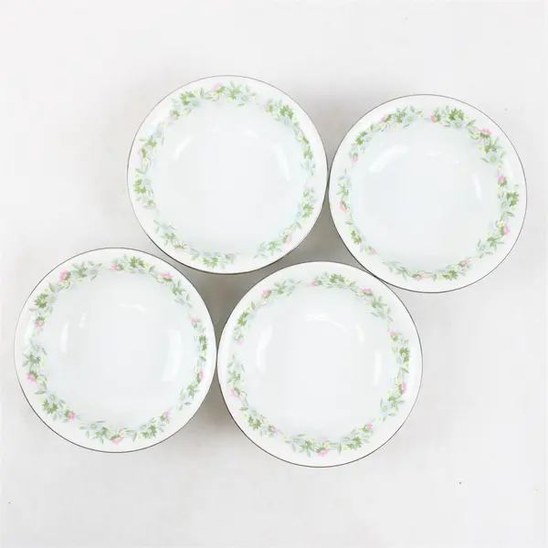 Lot Of 4 Johann Haviland Forever Spring Pattern Fruit/Dessert (Sauce) Bowl 5.25"