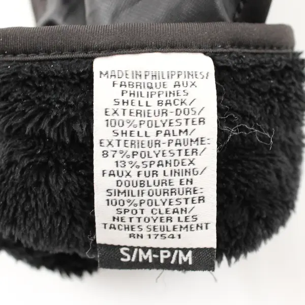 Fownes UR Powered Women's S/M Blk Faux Fur Lined Touch Screen Compatible Gloves