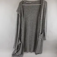 Boxercraft Women’s XL Heather Gray Oregon Ducks Hooded Open Front Cardigan 