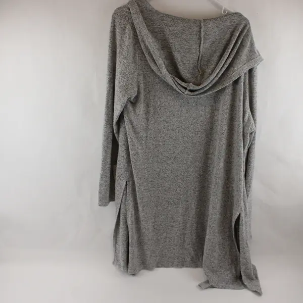 Boxercraft Women’s XL Heather Gray Oregon Ducks Hooded Open Front Cardigan 