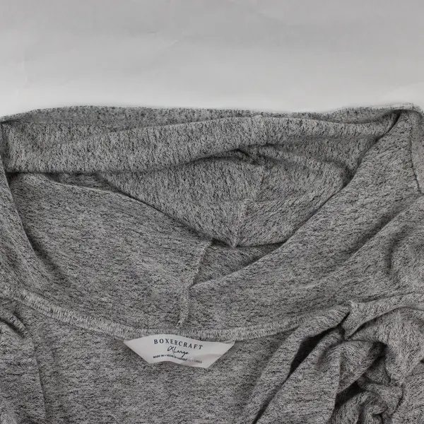 Boxercraft Women’s XL Heather Gray Oregon Ducks Hooded Open Front Cardigan 