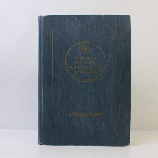 Vintage Webster’s Seventh New Collegiate Dictionary 1963 Hardcover