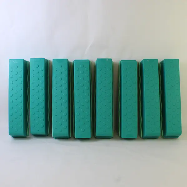 13 Pc B. Toys Balance Beam and Stepping Stone Set Teal Green