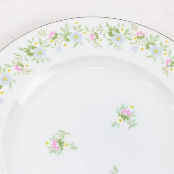 Lot Of 3 Johann Haviland Forever Spring Pattern Salad Plates 7.75" Diameter