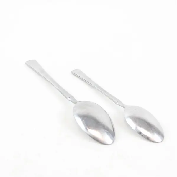 Mixed Lot of 10 Rogers Stainless Steel Soup Spoons and Teaspoons