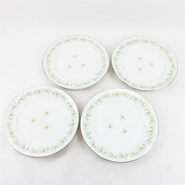 Lot Of 4 Johann Haviland Forever Spring Pattern Dinner Plates 10.25" Diameter