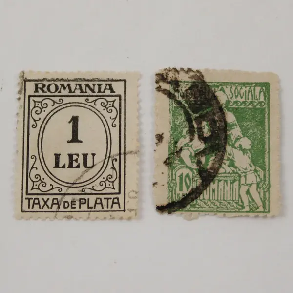 Lot Of 6 Romania Tax Stamps Air Mail Stamps 1920s 1930s