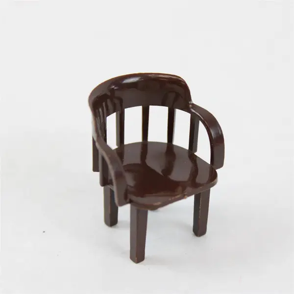 Lot of 3 Vintage Dollhouse Furniture Bed China Hutch Chair Miniatures Used