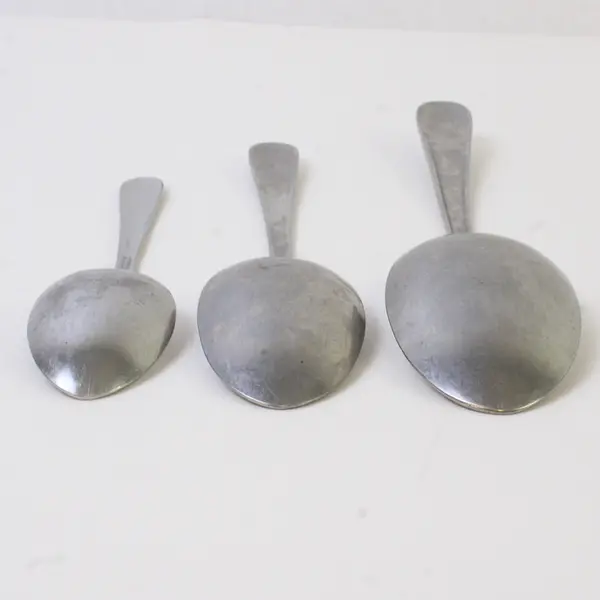 Lot of 3 Vintage Silco Stainless Steel Floral Pattern Spoons
