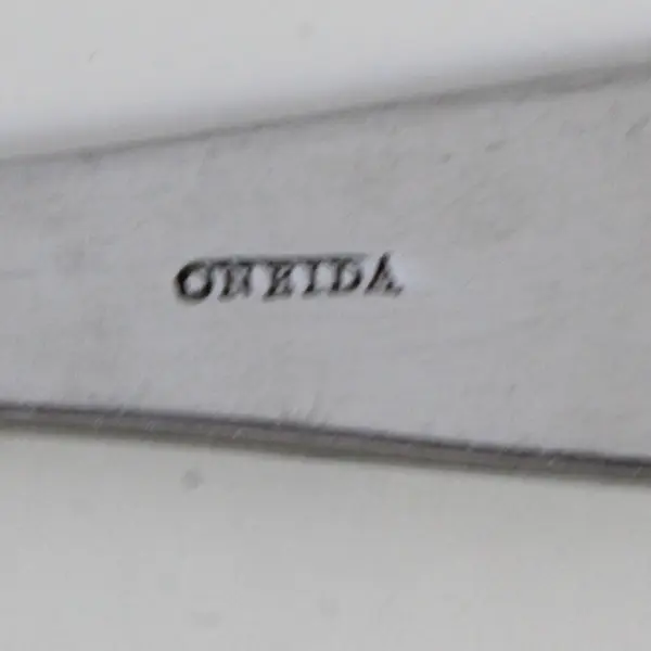 Set of 2 Oneida Florence Stainless Steel Cold Meat Serving Forks