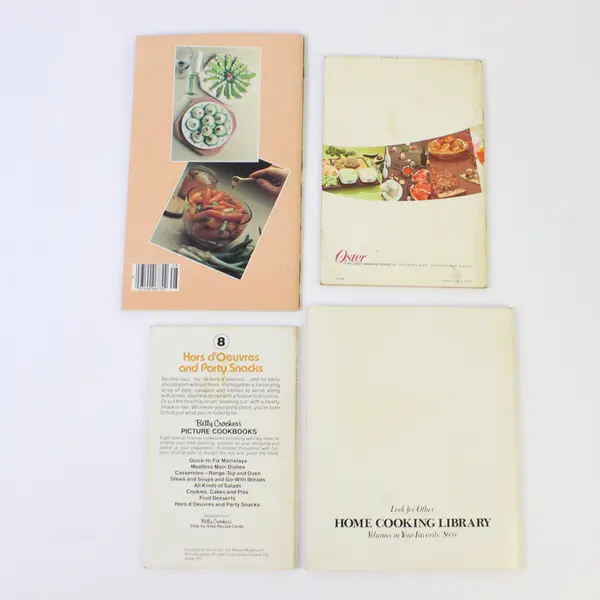Lot of 4 Vintage Recipe Booklets 1966 - 1983 Various Brands Good