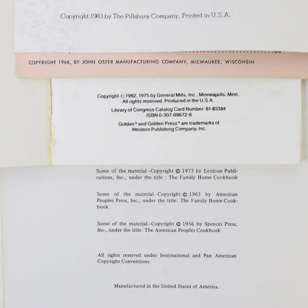 Lot of 4 Vintage Recipe Booklets 1966 - 1983 Various Brands Good