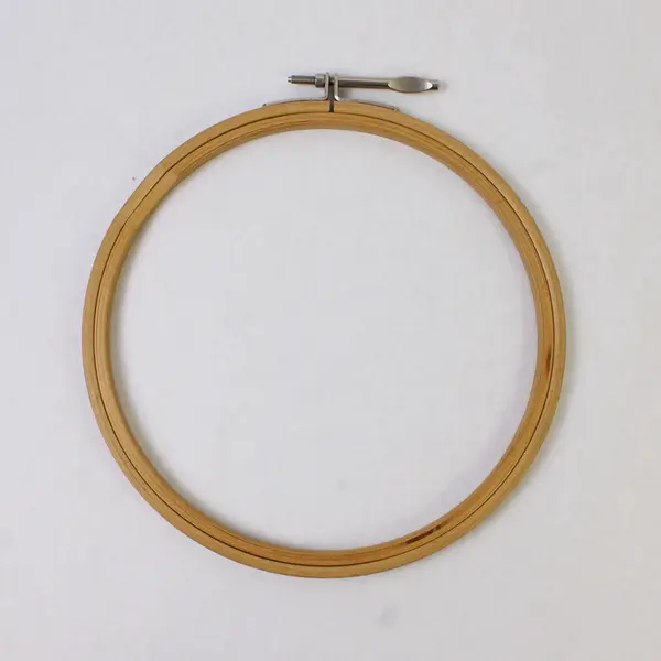 Lot of 5 Wooden Hoops for Needlepoint/Embroidery: 1 is 12"; 4 are 7.8".  