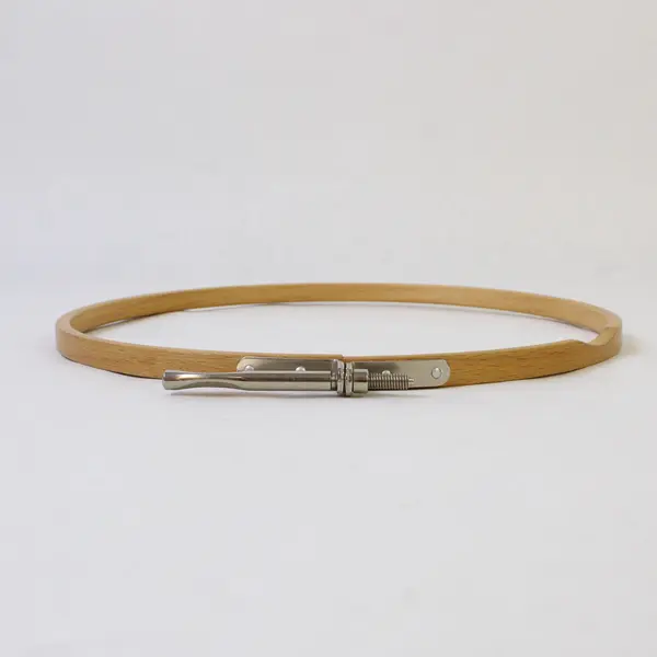Lot of 5 Wooden Hoops for Needlepoint/Embroidery: 1 is 12"; 4 are 7.8".  