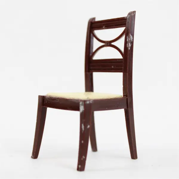 Lot of 6 Vintage Dollhouse Furniture Miniature Chairs Side & Sofa Tables