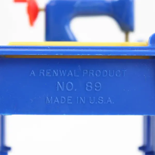 Lot of 6 Vintage Dollhouse Furniture - 4 Chairs, Desk & Sewing Machine