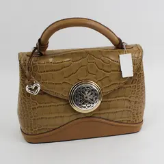 Brighton Ferrara Klara Medium Leather Satchel Handbag Tan NWT & Original Box