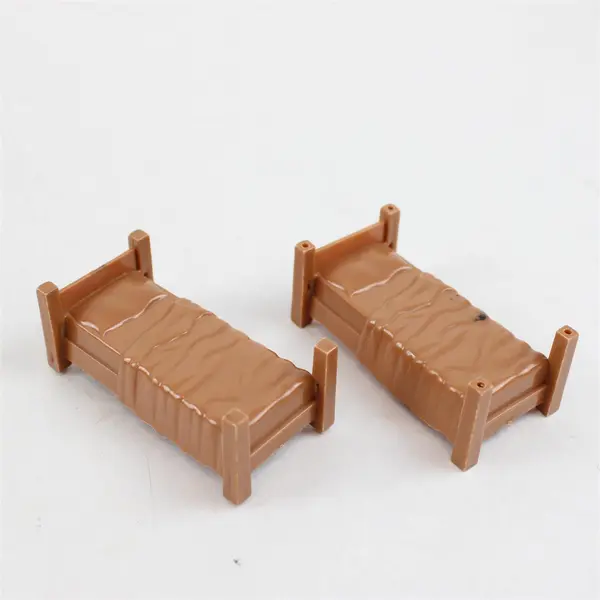 Lot of 3 Vintage Dollhouse Furniture Bunk Bed Vacuum Sewing Machine