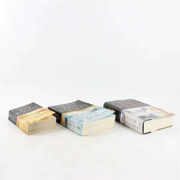 3-Volume Ken Follett Set Of the Century Trilogy 2 Paperbacks 1 Hardcover w/DJ