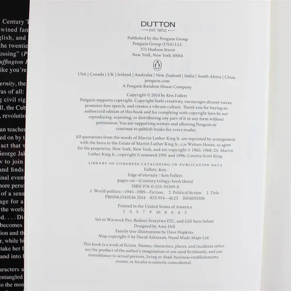 3-Volume Ken Follett Set Of the Century Trilogy 2 Paperbacks 1 Hardcover w/DJ