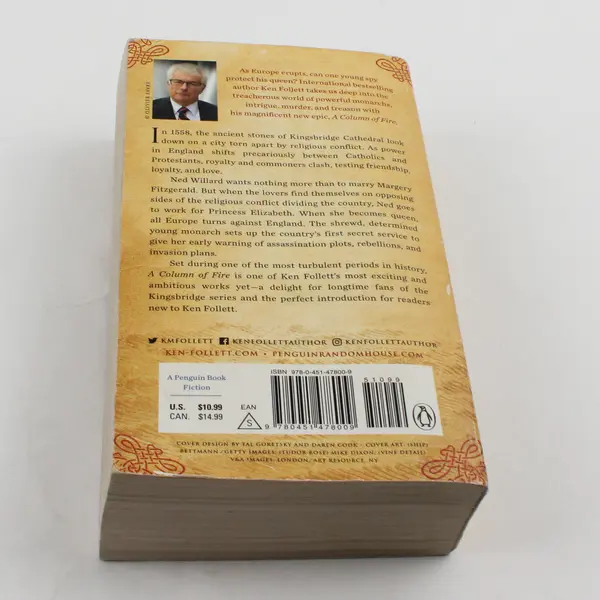 A Column of Fire by Ken Follett 2019 Paperback Good 