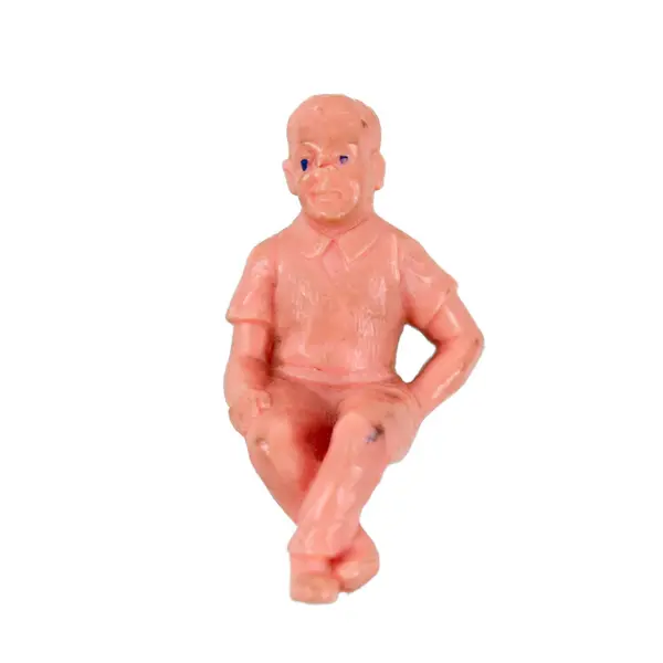 Lot of 4 Vintage Plastic Vinyl Dollhouse Figures 3 Women 1 Man