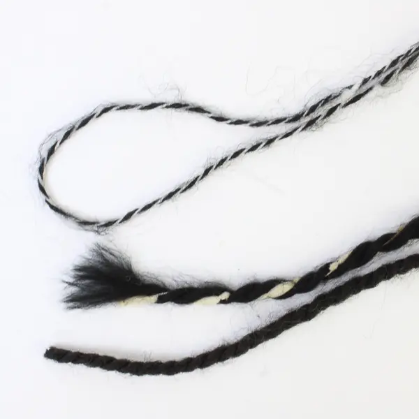 Lot of 3 Skeins of Assorted Black Yarn , 1 New Hayfield Fun Fashion one 