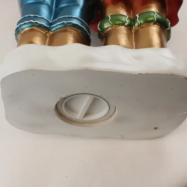 Kringle Express 22" Resin Indoor/Outdoor Gingerbread Duo Battery Operated