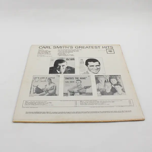  Carl Smith’s Greatest Hits – 12" Vinyl Record