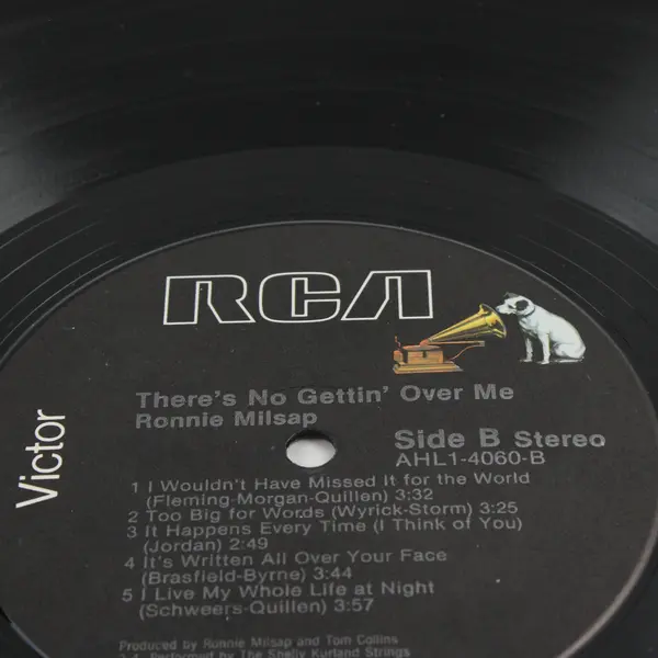 Ronnie Milsap There's No Gettin' Over Me  12" Vinyl Record