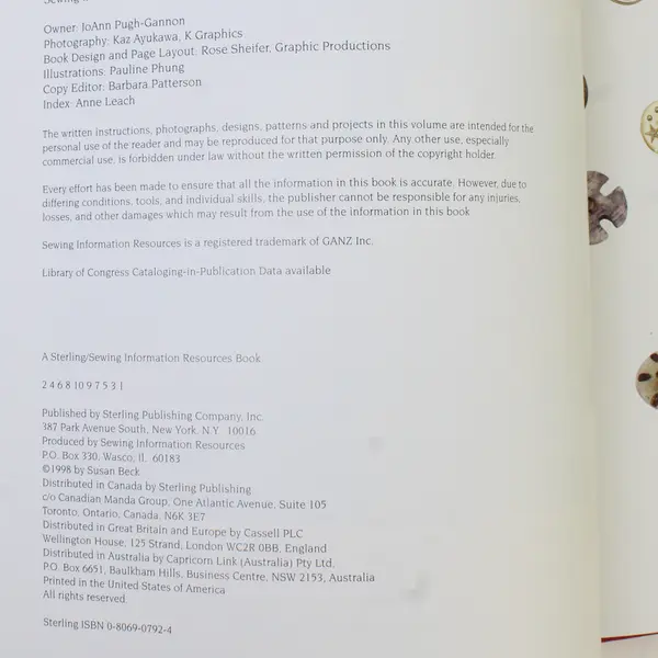 Great Clothing from Sweatshirts, T-Shirts & Denim H/C Book, Susan P. Beck 1998