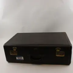 Vintage Hartmann Black Textured Hard Shell Suitcase 22.5in Collectible