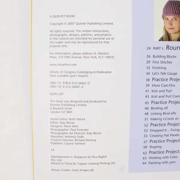 Loom Knitting Primer S/C Book, 2007 Isela Phelps 