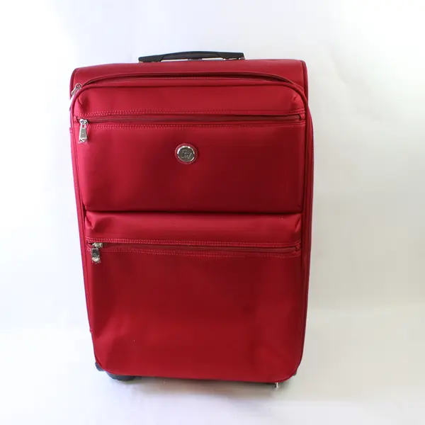 Set of 2 Joy Mangano Red Suitcases Travel Luggage