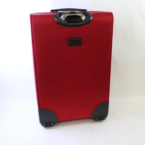 Set of 2 Joy Mangano Red Suitcases Travel Luggage