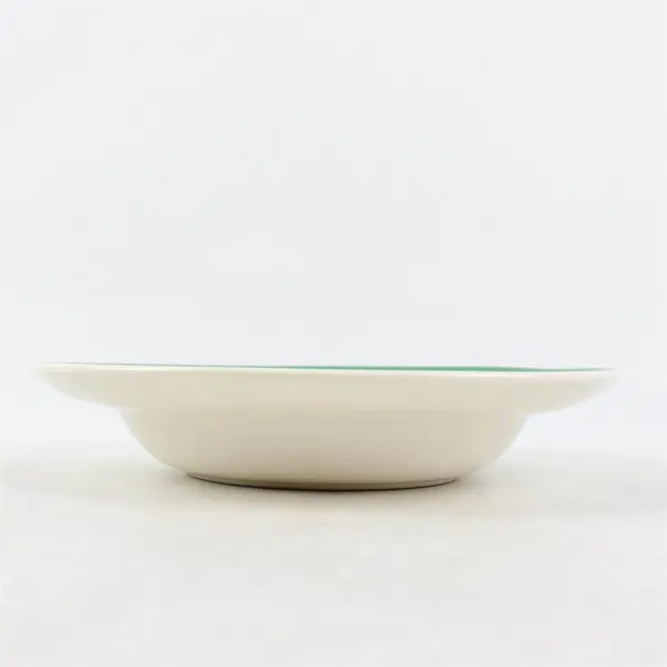 Lot Of 2 Spode Christmas Tree Pattern Large Rim Soup Bowls 9.25" Diameter