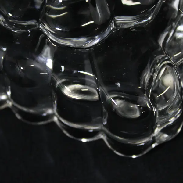  Heisey Glass Crystolite Hurricane Block Candle Holder