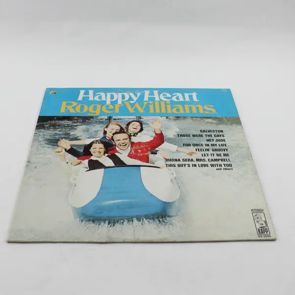 Roger Williams Happy Heart  12" Vinyl Record 