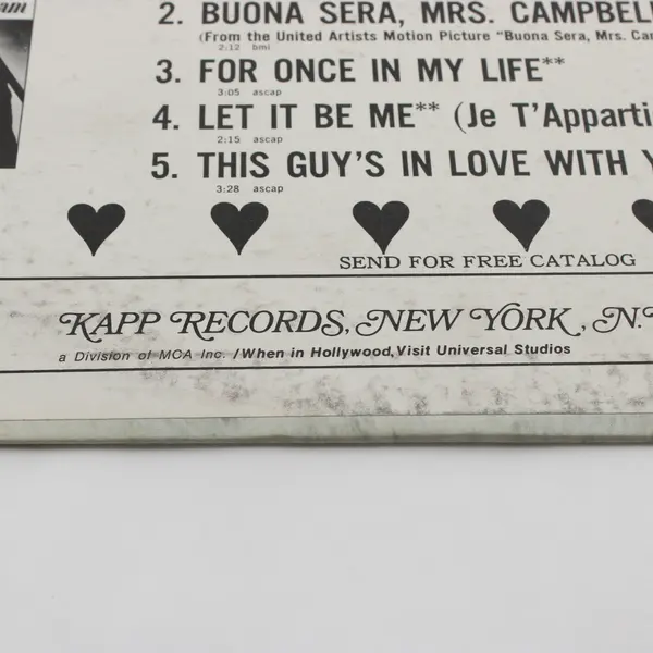 Roger Williams Happy Heart  12" Vinyl Record 