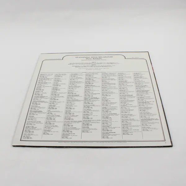 Harry Belafonte - An Evening With Belafonte - 12" Vinyl Record