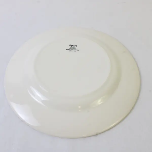 Lot Of 5 Spode Christmas Tree Pattern Ceramic Salad Plates 7.75" Diameter