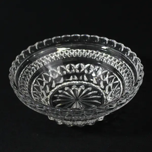 Vintage Anchor Hocking Clear Wexford Glass  Fruit Berry Bowl 5.5"