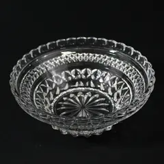 Vintage Anchor Hocking Clear Wexford Glass  Fruit Berry Bowl 5.5"